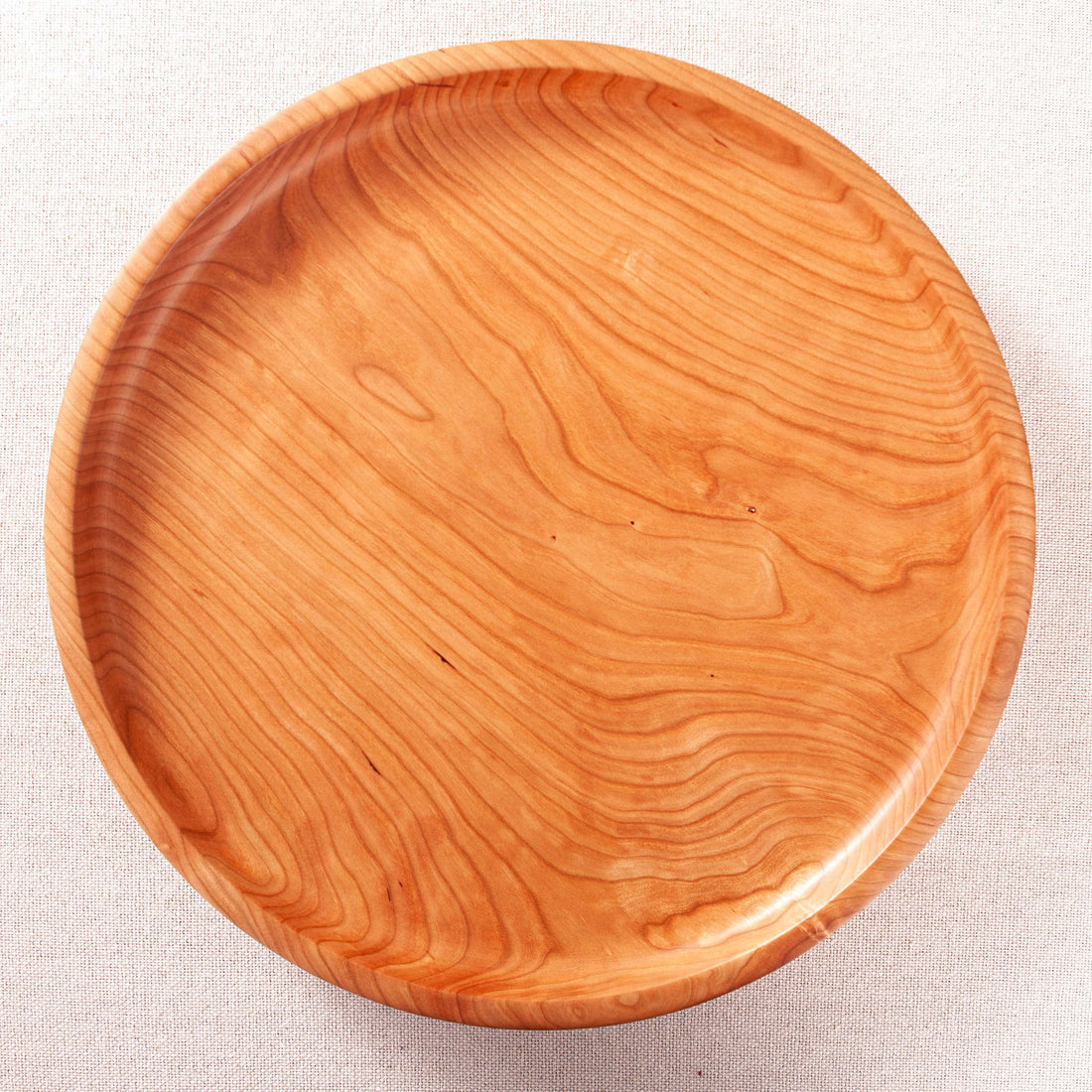 OBLIQUE PLATTER IN CHERRY 16"x1.75"