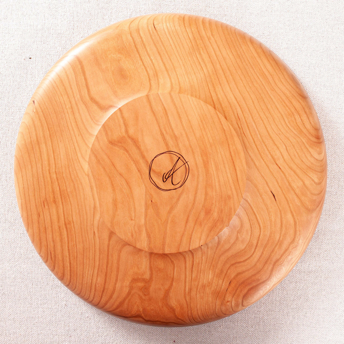 OBLIQUE PLATTER IN CHERRY 16"x1.75"