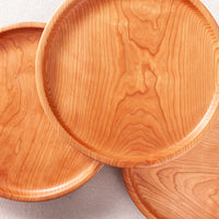 OBLIQUE PLATTER IN CHERRY 16"x1.75"